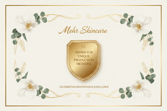 Mehr Skincare Wins the 2025 Global Recognition Award for Sustainable Beauty Innovation 🌿 - Mehr Skincare