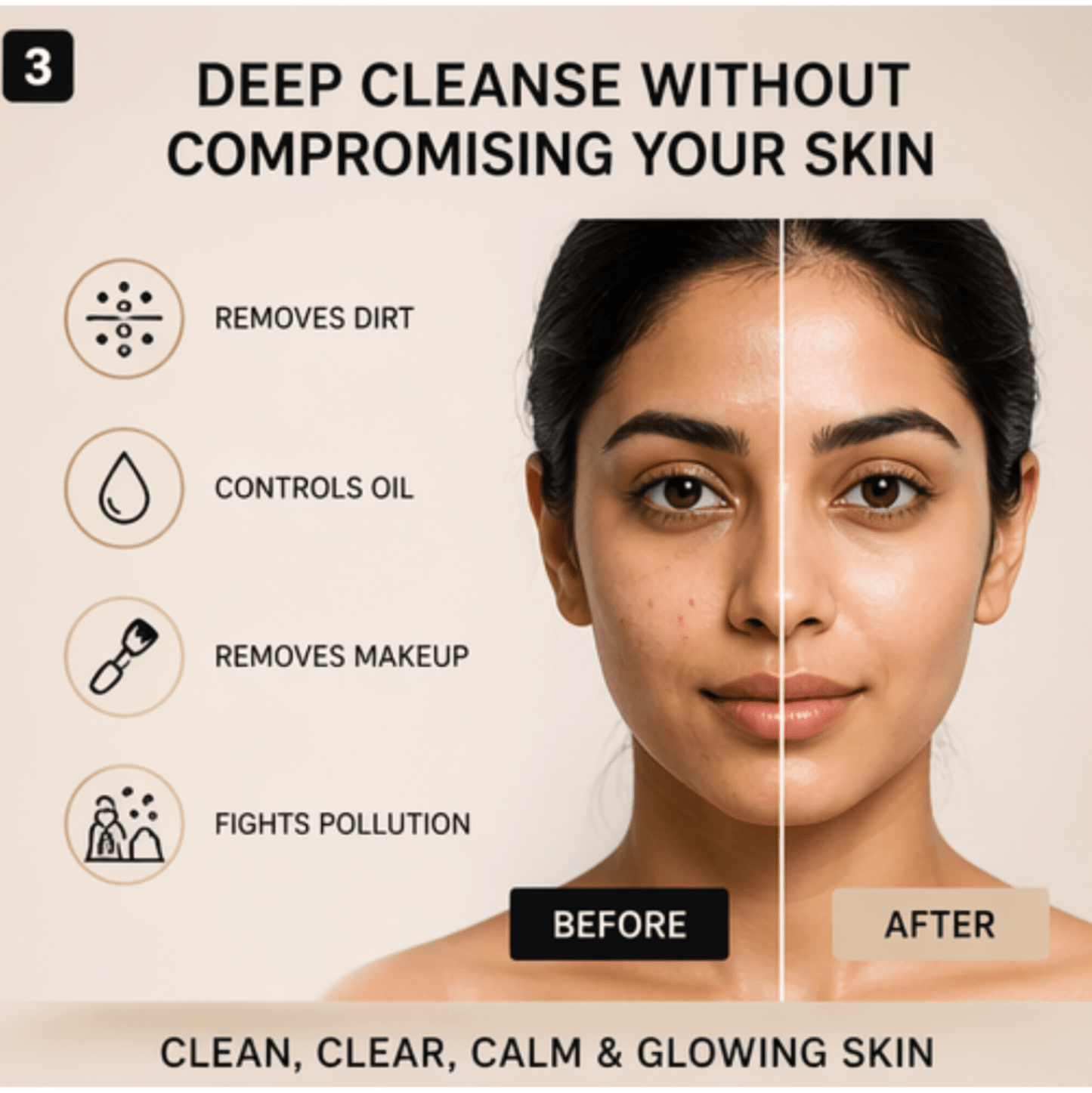 Gentle Face Wash and Cleanser - Mehr Skincare