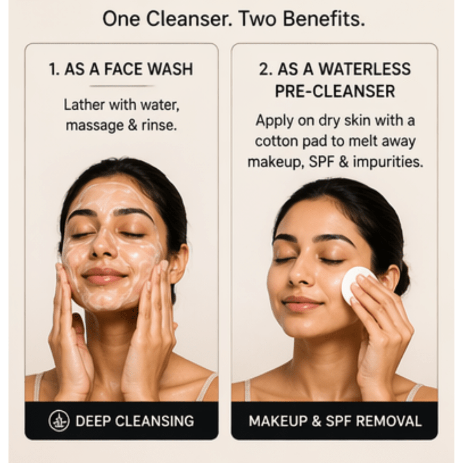 Gentle Face Wash and Cleanser - Mehr Skincare