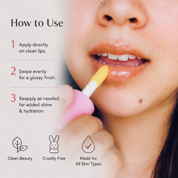 Yellow Lipgloss - Mehr Skincare